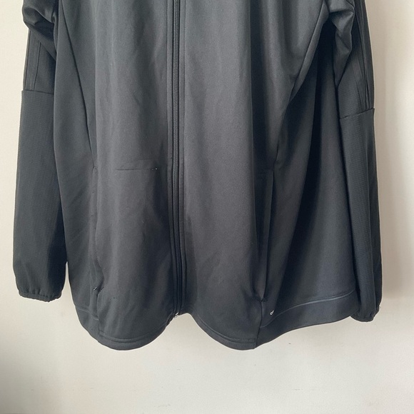Adidas Training Climalite Track Jacket Black/White Mens Size XL - Picture 4 of 7
